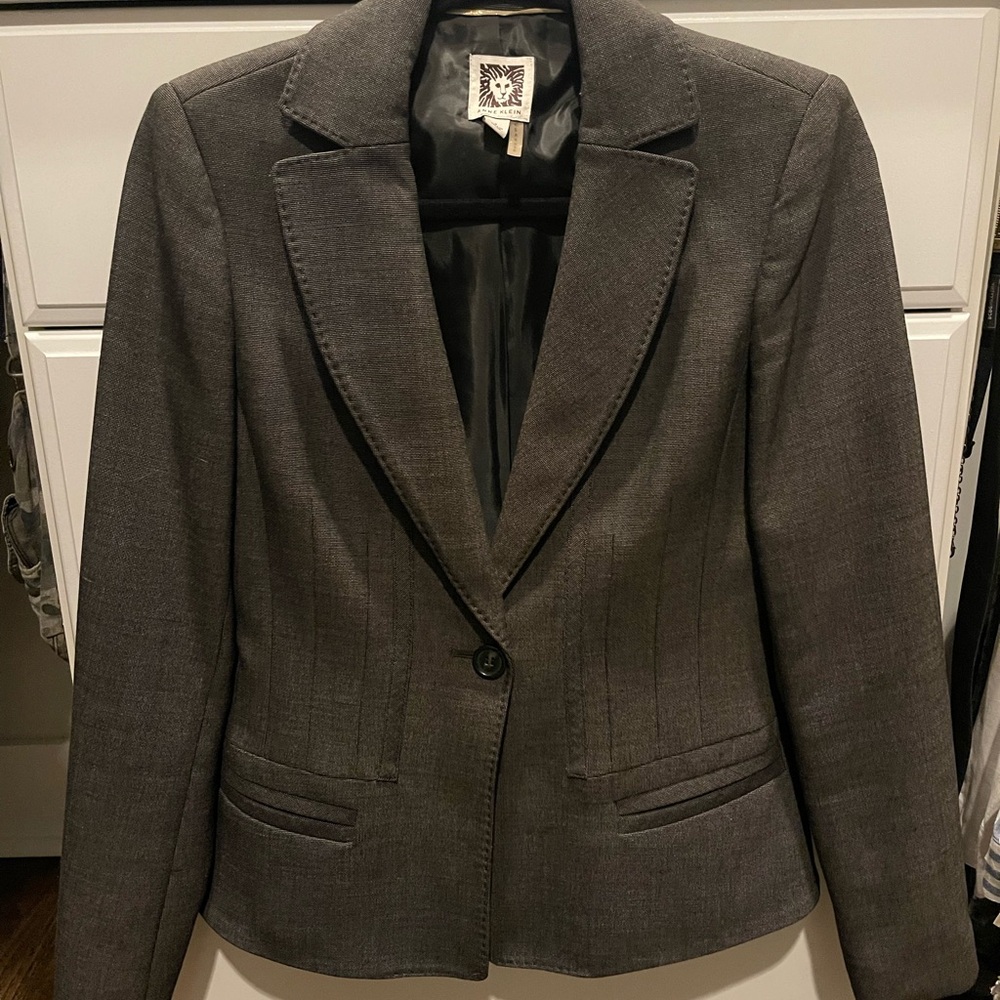 Anne Klein Charcoal Blazer
